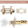 Security Solutions - Euro Locking Deadbolt Thumbturn Set - 60/70mm