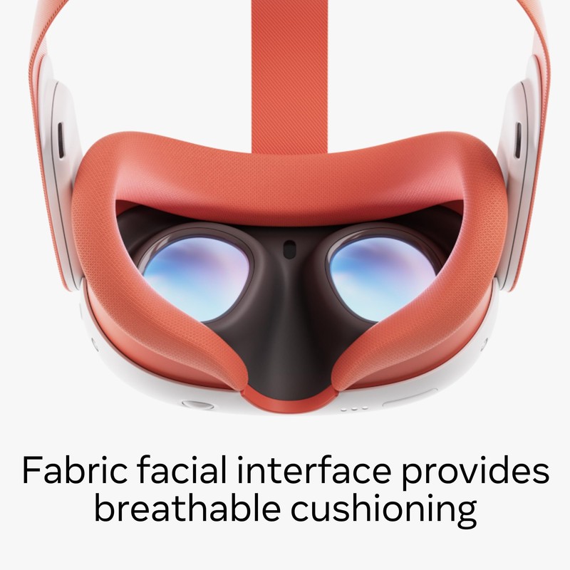 Meta Quest 3 接顔部 & ヘッドストラップ(ブラッドオレンジ)