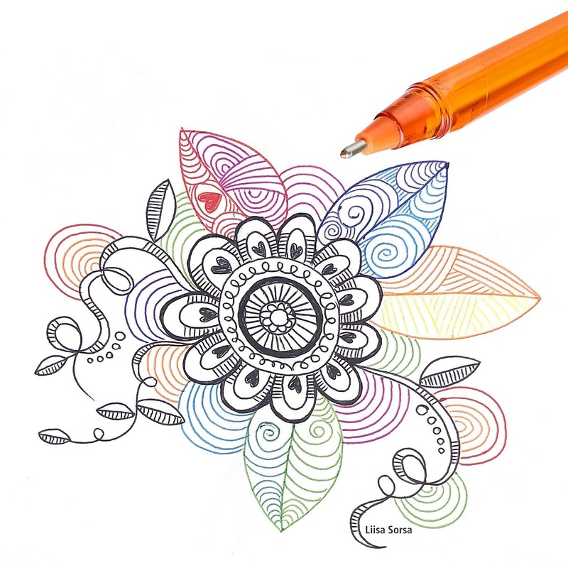 Staedtler Triplus Ballpoint Pen, Stick, Medium 1 mm, Assorted Ink