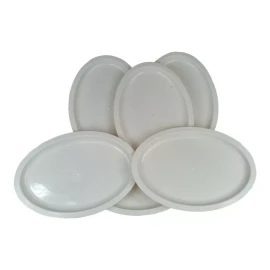 Boris 10 Platos Tampiqueño Ovalado Plástico 450ml