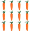 KUMSODE Pack of 12 Simulation Carrots Artificial Vegetables Home &