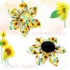 Sunflower Dog Collar - Adjustable for Large Girls with Flower