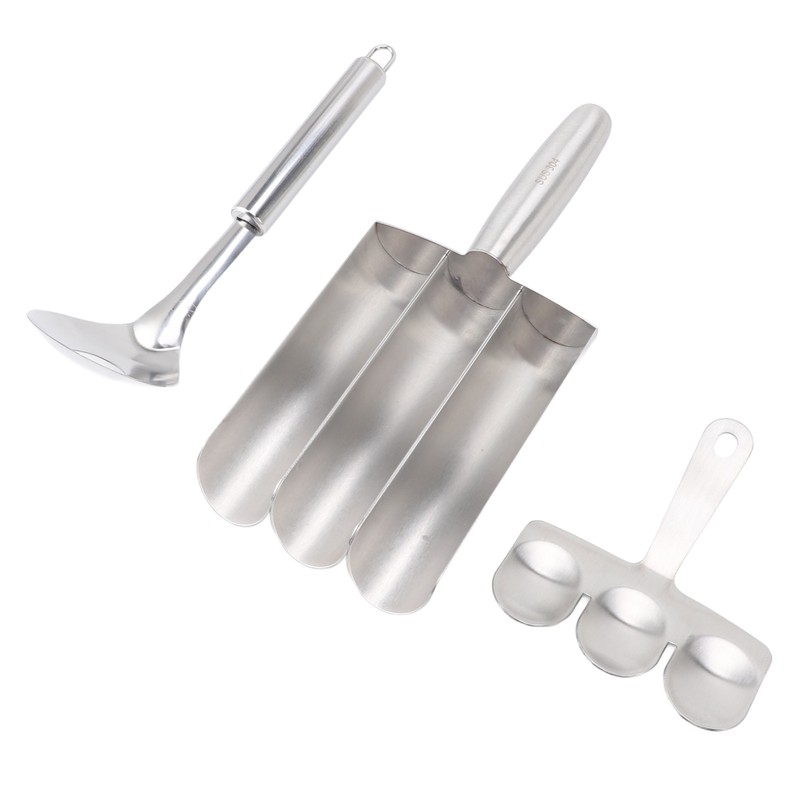 Stainless Steel Kitchen Triple Meatball Maker for Meatball Lovers Home