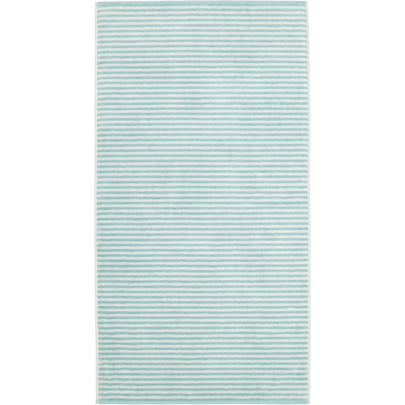 CAWÖ Home Hand Towels Campus Ringel 955 Sea Green -