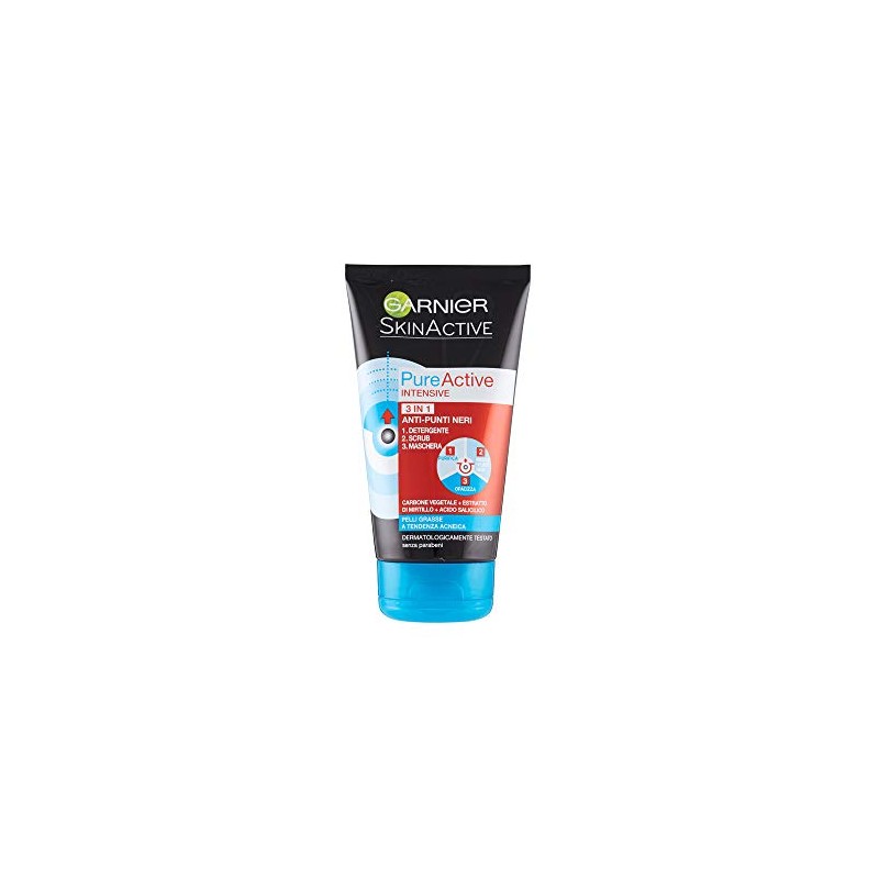 Garnier Pure Active Anti-Spot Purifying Cream Face Wash with Charcoal
