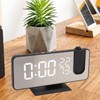 FM Radio LED Digital Smart Alarm Clock LED Digital Projection