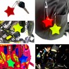 AWAVM 13 Pieces Star PVC Reflective Pendant, Star Reflective Key