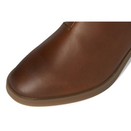 Clarks Women's Lileigh Charm Ankle Boot, Tan Oily Leather, 9 Wide