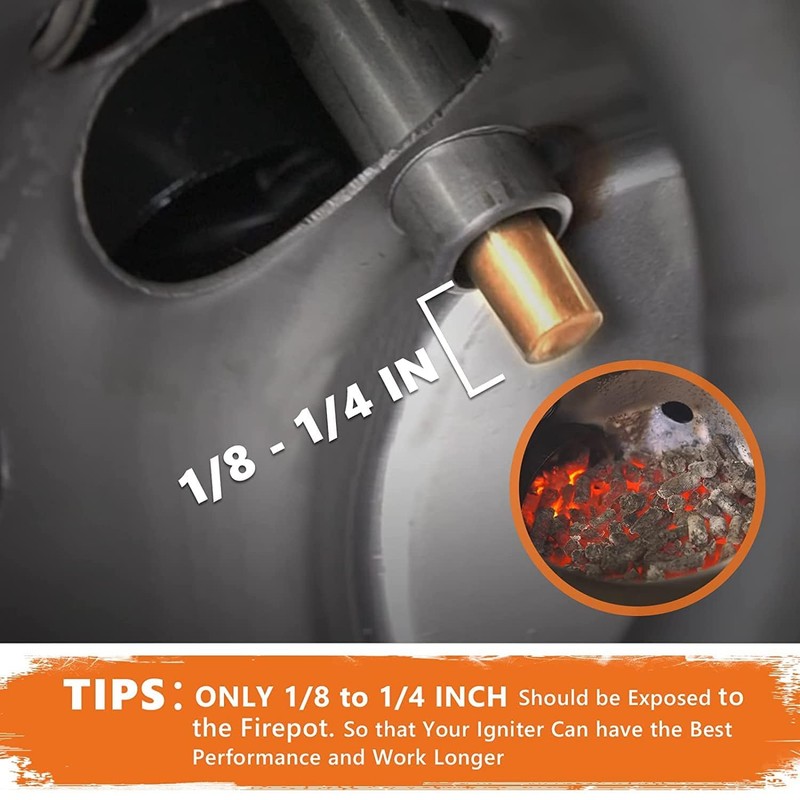 YAOAWE D2 Hot Rod Igniter Kit Replacement for Traeger Wood
