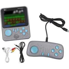 Tiardey Handheld Console, Portable Game Console with 666 Classic Games, 3.5 Colour Display Support for 2 Players and TV for Teens (Grey)