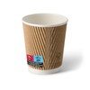 BIOZOYG Ripple Cups for Hot Drinks Coffee Cup to Go
