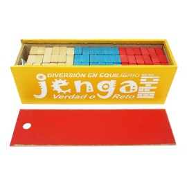 CASTILLO DIDÁCTICO  Torre Equilibrio Verdad O Reto C/estuche Atrévete A Jugar