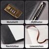 WEMATE Diary with Lock, A5 PU Leather Journal with Lock,