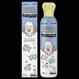 펫생각 천연 저자극 고양이 강아지 샴푸 300ml 이지클렌징 버블 펫 각질 비듬 세정제 Pet Think Natural Low-Irritation Cat and Dog Shampoo 300ml Easy Cleansing Bubble Pet Dandruff Cleansing Agent