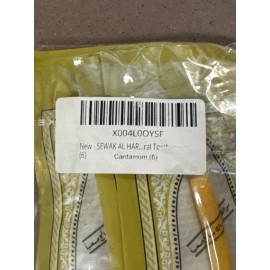 AL FALAH Sewak Al-Haram Miswak Toothbrush 6 Pack – Cardamom Flavor Natural Siwak Stick