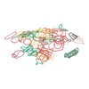100PCS Set Marking Document Organizing Clip Multiple Cute Shapes Metal