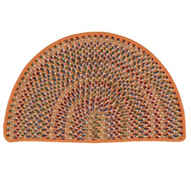 Colonial Mills Farmhouse Braided Hearth Area Rug, 31 x 46, Rust