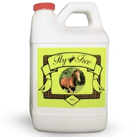 Fly Free Food Supplement for Natural Pet Products, Extra Strength Formula for Large Animal Pets, Horse Supplies Natural Daily Support in Bug-Prone Environments, Pet Safe for Farms & Breeders, 64 oz