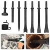 8 PCS Air Hammer Attachments Air Chisel Bits Air Hammer