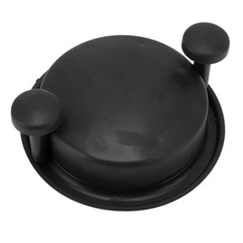 Fleischzerkleinerer, einfache Bedienung, rutschfeste Mehrzweckbasis, Hühnchen-Zerkleinerungswerkzeug, spülmaschinenfest für Hähnchen, für Restaurants(Schwarz)