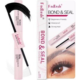 FADLASH Lash Bond and Seal Double Headed Bond and Seal for Lash Clusters Waterproof Lasts 48-72 Hours at Home.