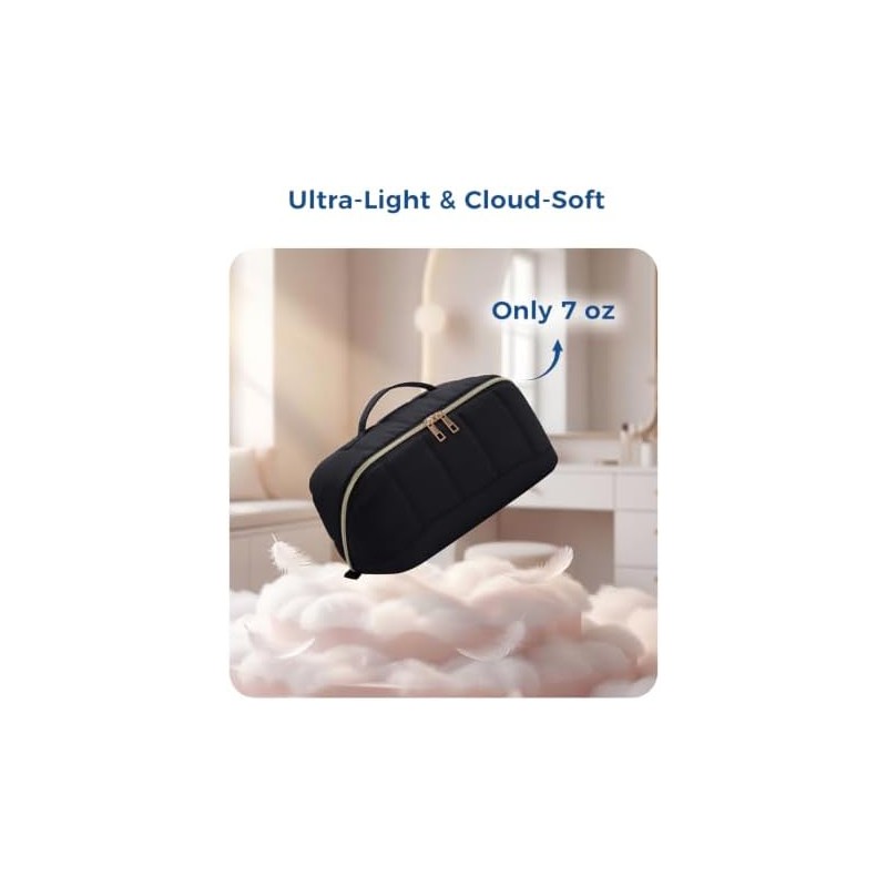 Cosmetic Bag Organizer Travel, Compact Lightweight Accessory for Travel and