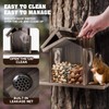 Gnodary Squirrel Feeders for Outside, Durable Squirrel House for Outdoor
