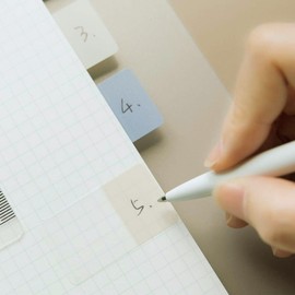 Morandi Pastel Index Tabs, 120 Pcs Repositionable Sticky Tabs, Writable Page Markers with Ruler for Reading Notes, Books, Classify Files, Office Supplies