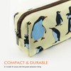 LParkin Penguins Canvas Pencil Case Pen Bag Pouch Stationary Case