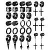 ONESING 15 Pairs Clip On Earrings for Men Magnetic Earrings