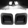 Partsam Full Led License Plate Lights Lamp Assembly Smoke Black