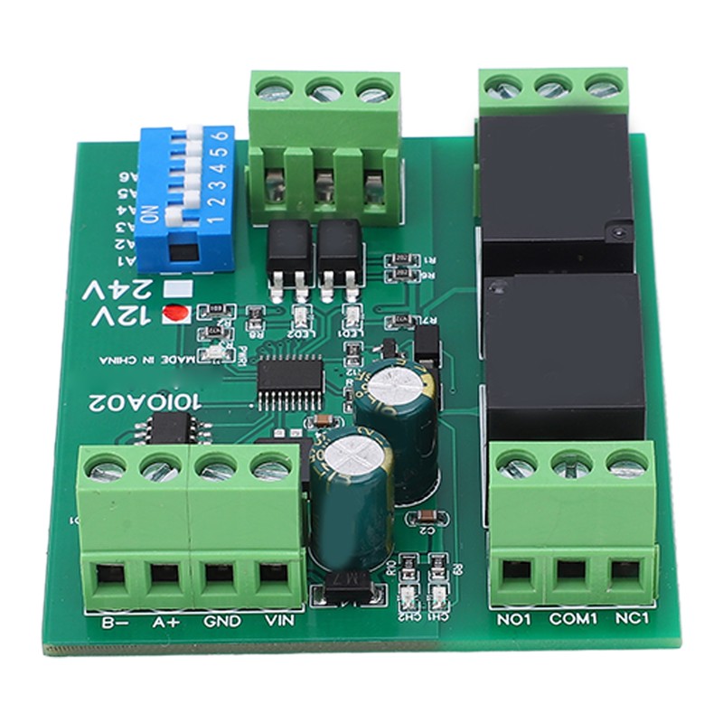 Relay Module 2 Channel RS485 Control Board Switch Controller DC