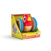 Hape - Uccellino Trainabile Spingi&Tira - Pappagallino in legno con