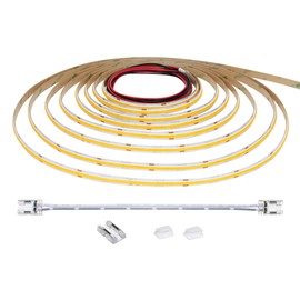 Armacost Lighting RibbonFlex Pro 24V White COB LED Strip Light Tape 3000K, 315 Lumens/Ft, 10M 172250