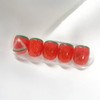 [Handmade Nail Tips] Watermelon Syrup Nail Tips - Mini Oval