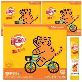 Guangdong Vita500 Daily Stick 140g 3pcs / 광동 비타500 데일리 스틱 140g 3개