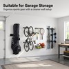 BiJun Golf Bag Storage Rack, Wall Mount Golf Bag Holder