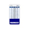 Pharmacist Badge Buddy Vertical w/Height & Weight Conversion Charts (Standard,