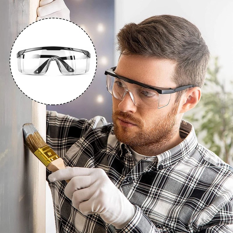 Jicyor 12 Pack Safety Glasses Scratch Resistant Antifog Impact Resistant