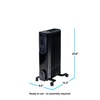 Comfort Zone 1500W Oil-Filled Radiator Heater – Portable Electric Space