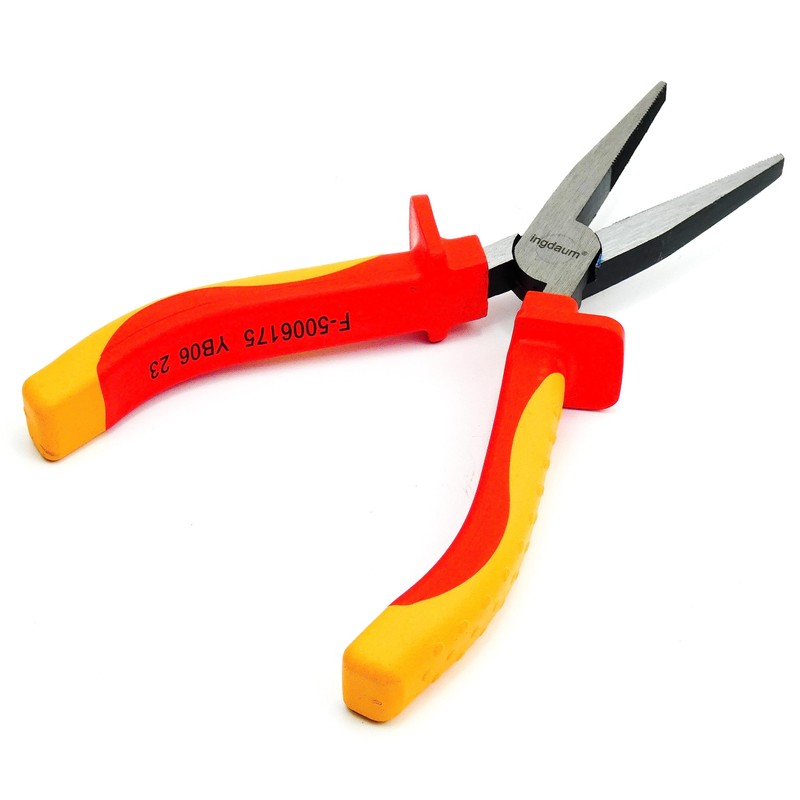 INGDAUM® Flat Nose Pliers, Insulated Against 1000 V for Professional