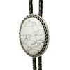Bolo Tie with Natural Stone Turquoise Stone Style Genuine and