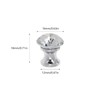 KUMGROT 10pcs Mini Crystal Knobs Cabinet Drawer Pull Jewelry Box
