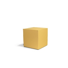 foamnasium Large Block, Indoor Foam Playset, Soft Toddler and Active Kids Play Foam Block for Crawling, Climbing, and Jumping, Made in The US, Enhanced Marigold