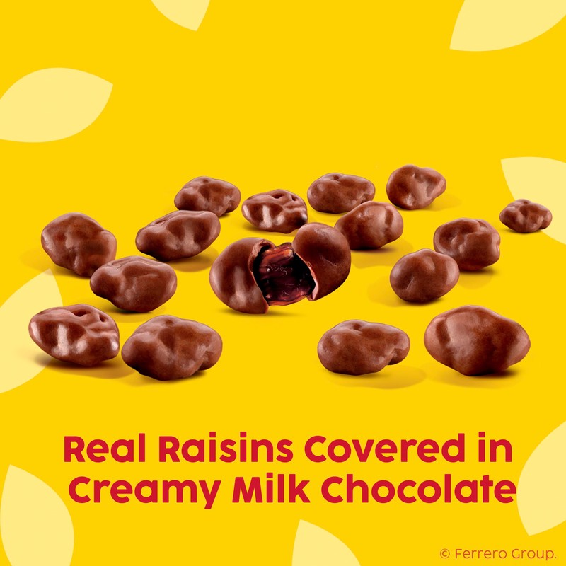 Raisinets Milk Chocolate Covered Raisins, Gluten-free California Chocolate Raisins, Resealable