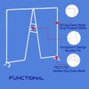 ziroland Wire Shelf Dividers - White Closet Organization & Storage