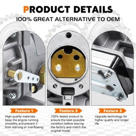 693480 499306 42a707 18hp 18.5hp 19hp 19.5hp 20hp Carburetor for 422707 42E707 694056 693479 499307 495181 495026 491429 499305 for Craftsman 19.5 hp LT1000 917270821 V-Twin Kit with Air Filter