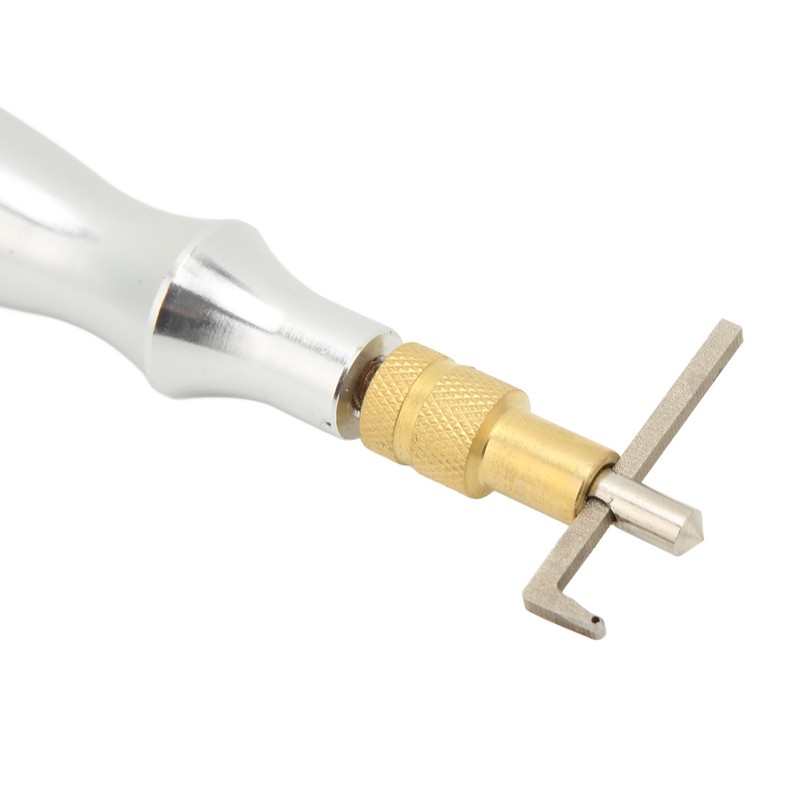 Leather Groover Professional Aluminum Handle Hand Made DIY Leather Craft