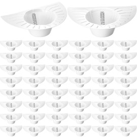 TrelaCo 50 Pcs Urine Collection Hat for Toilet Stool Sample Collection Kit Toilet Hats to Catch Urine Pee Catcher Urine Collector for Women and The Elderly, 30oz/900cc