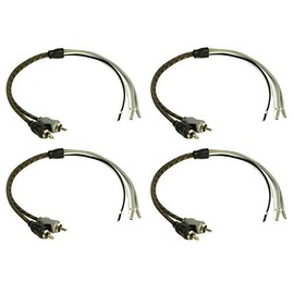 Rockford Fosgate RFI2SW High to Low Level Male RCA Converter Adapters